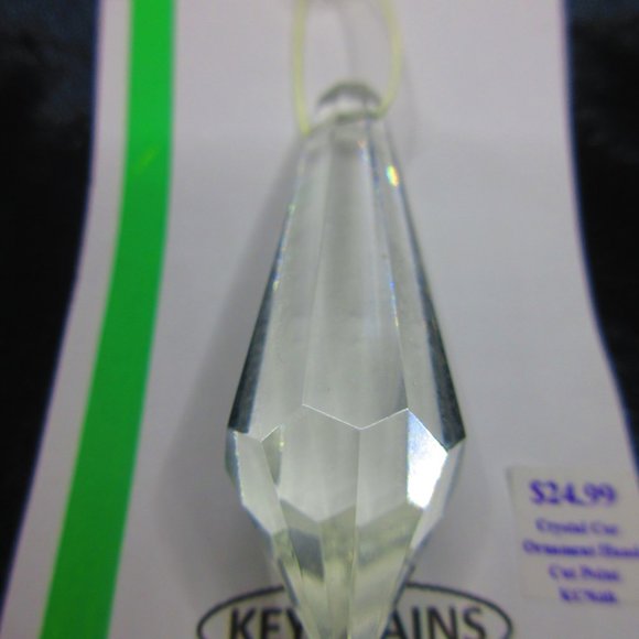 Faceted Glass Chandlier Drop - Picture 2 of 3